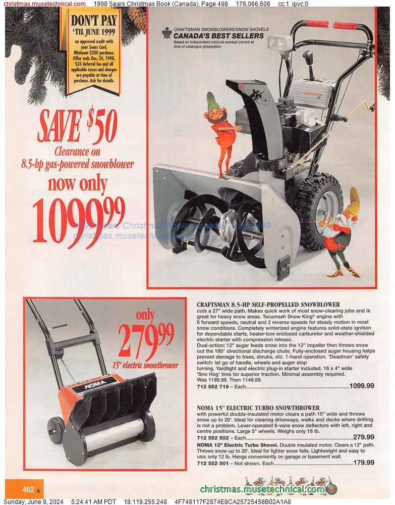 1998 Sears Christmas Book (Canada), Page 498
