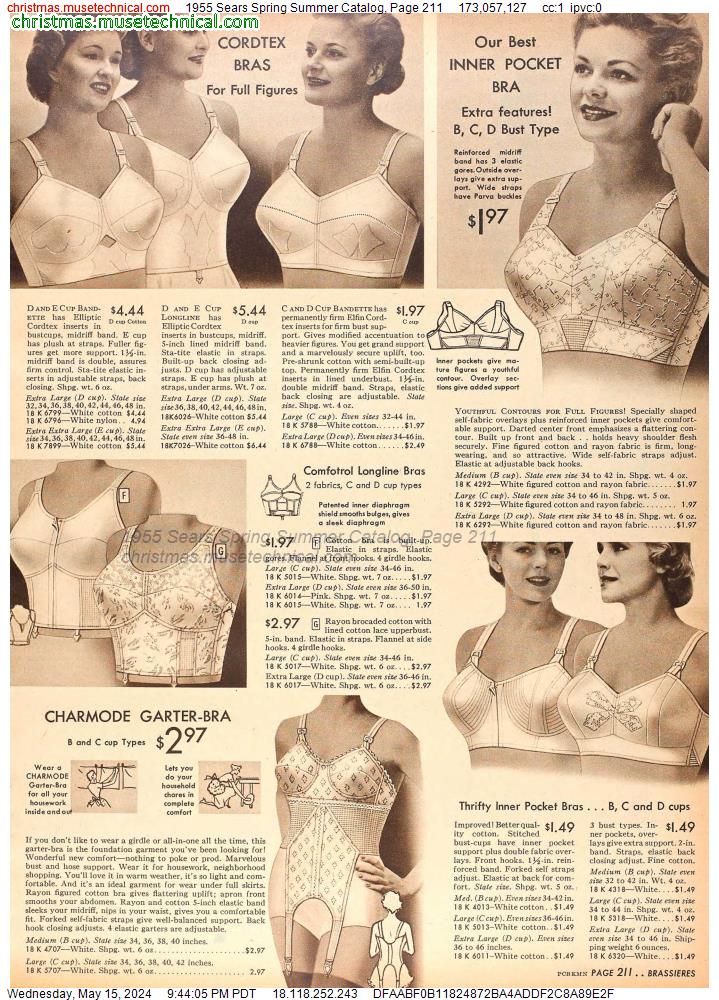 1955 Sears Spring Summer Catalog, Page 211