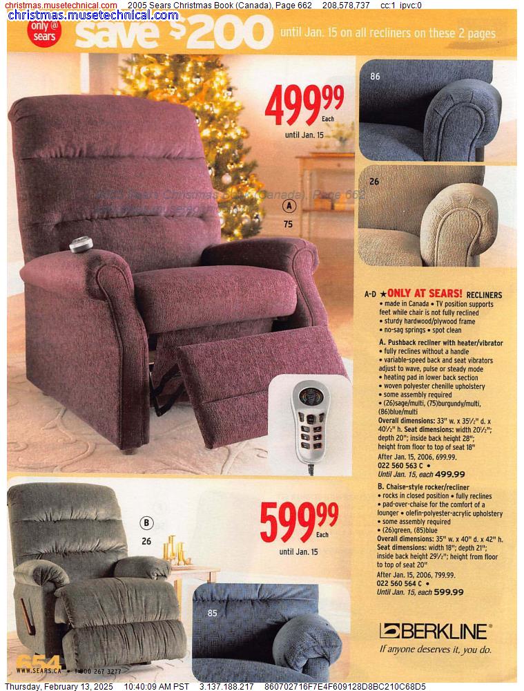 2005 Sears Christmas Book (Canada), Page 662