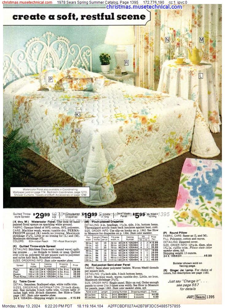 1978 Sears Spring Summer Catalog, Page 1395