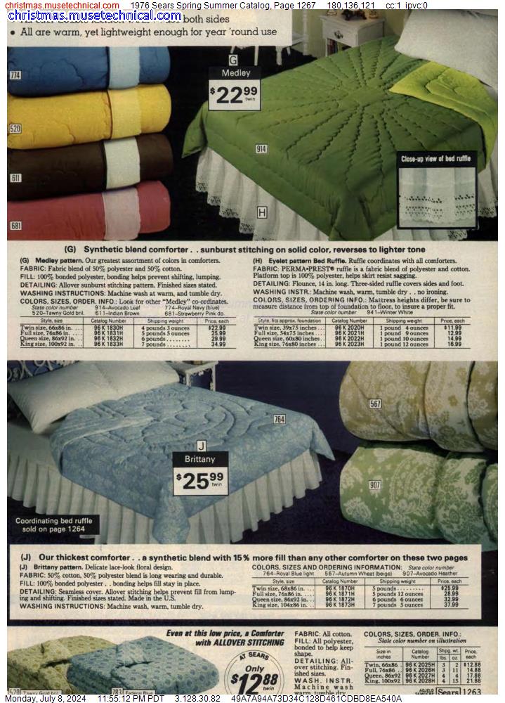 1976 Sears Spring Summer Catalog, Page 1267