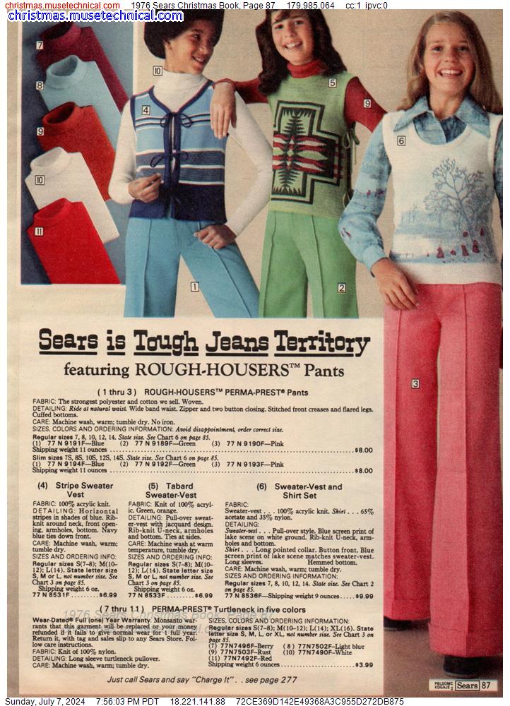 1976 Sears Christmas Book, Page 87