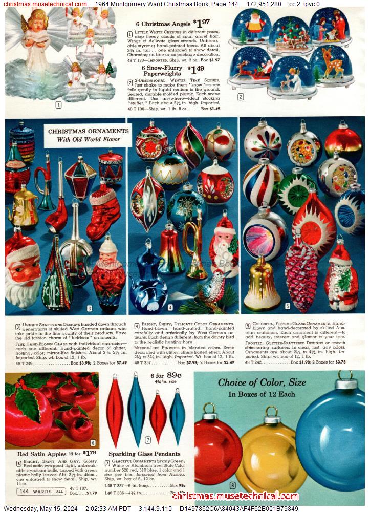 1964 Montgomery Ward Christmas Book, Page 144