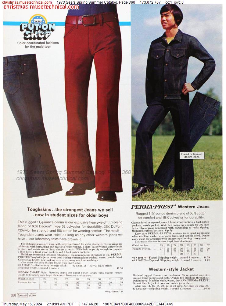 1973 Sears Spring Summer Catalog, Page 360