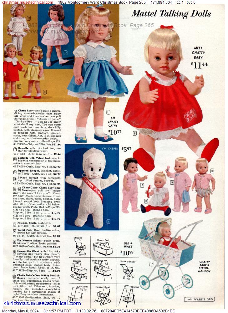 1962 Montgomery Ward Christmas Book, Page 265