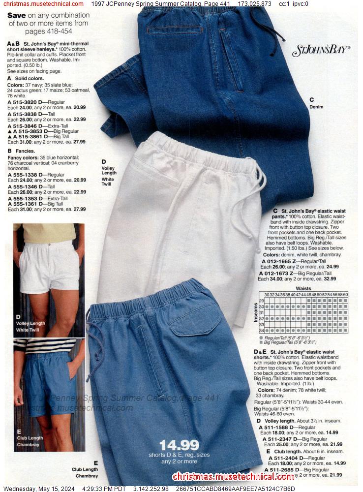 1997 JCPenney Spring Summer Catalog, Page 441