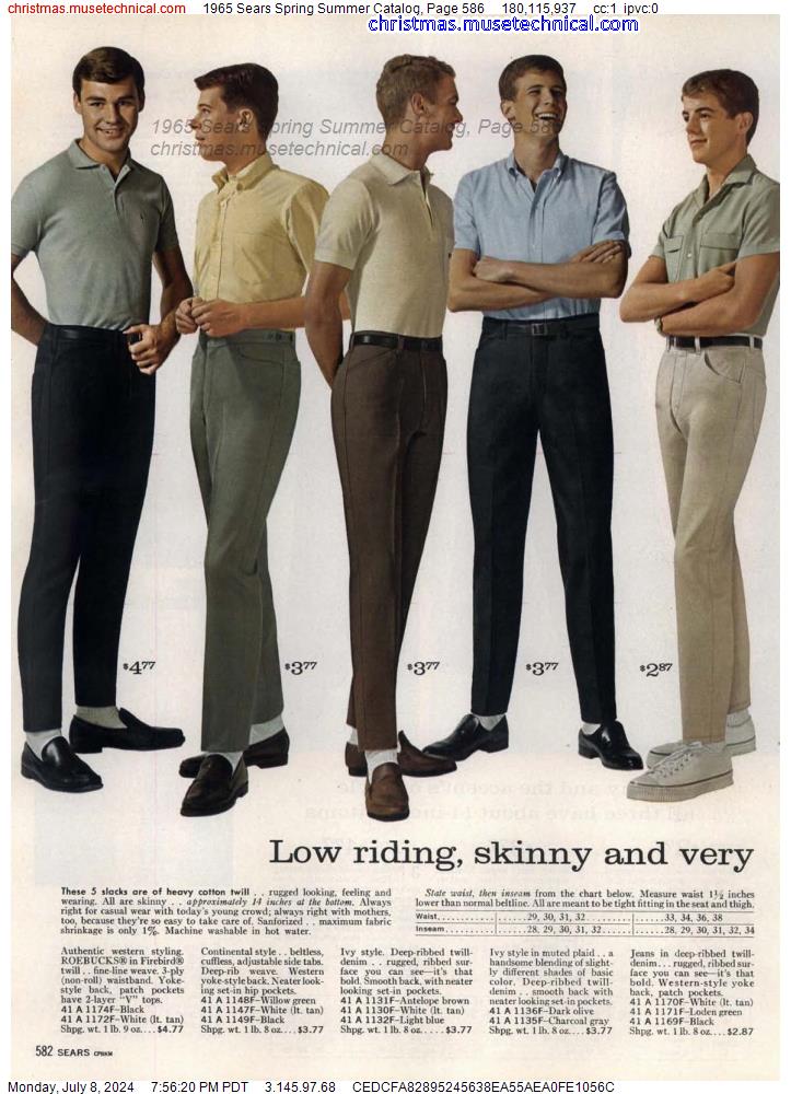 1965 Sears Spring Summer Catalog, Page 586