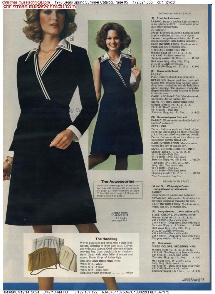 1976 Sears Spring Summer Catalog, Page 95