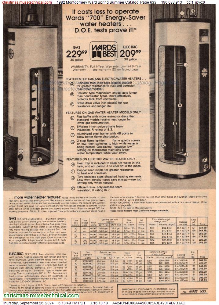 1982 Montgomery Ward Spring Summer Catalog, Page 633