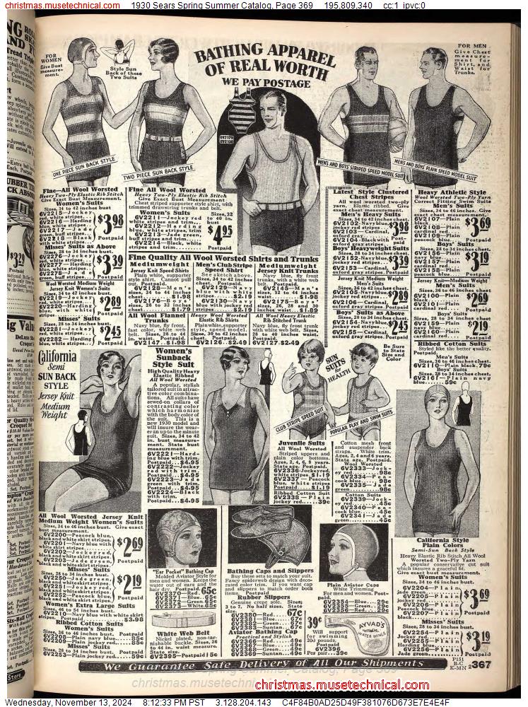 1930 Sears Spring Summer Catalog, Page 369