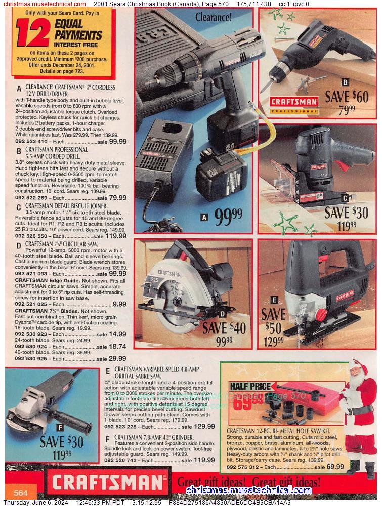 2001 Sears Christmas Book (Canada), Page 570