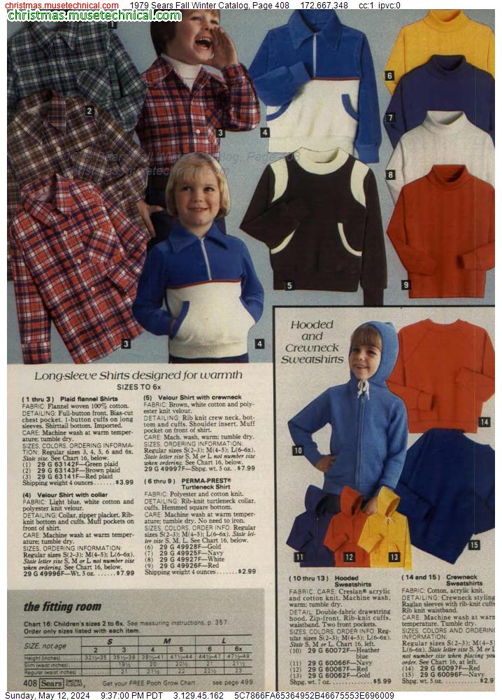 1979 Sears Fall Winter Catalog, Page 408