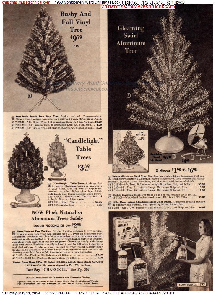 1963 Montgomery Ward Christmas Book, Page 193