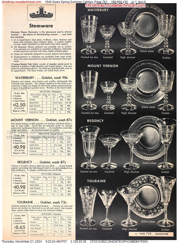 1946 Sears Spring Summer Catalog, Page 761