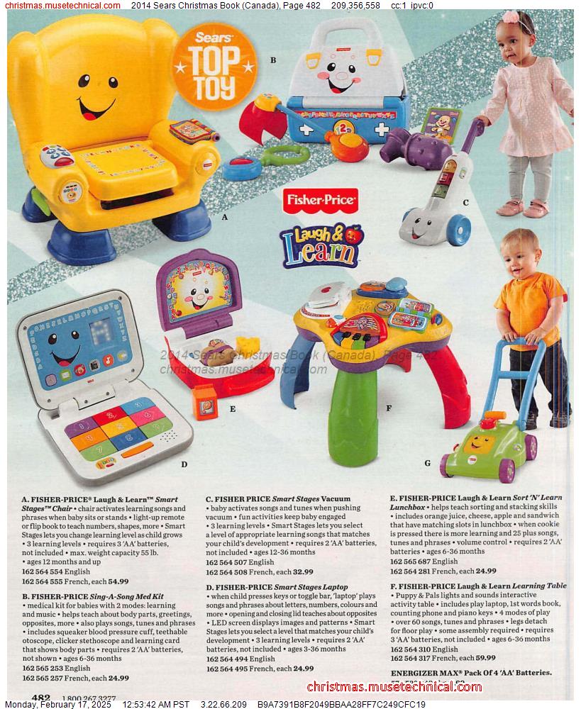 2014 Sears Christmas Book (Canada), Page 482