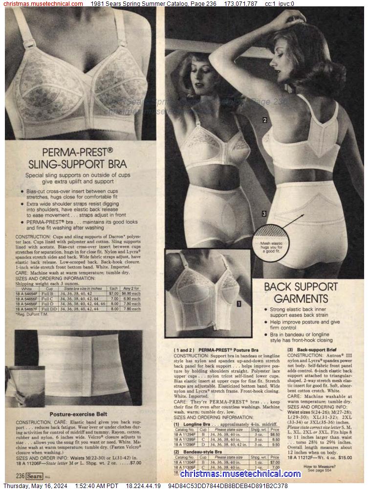 1981 Sears Spring Summer Catalog, Page 236