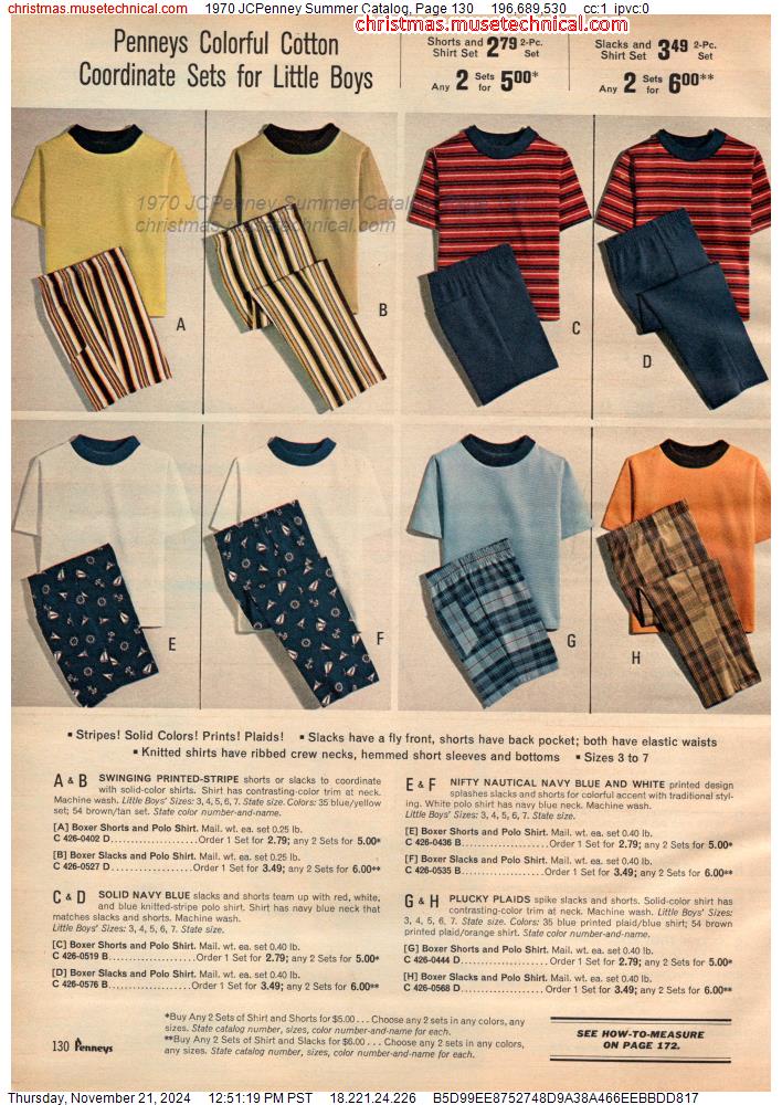 1970 JCPenney Summer Catalog, Page 130