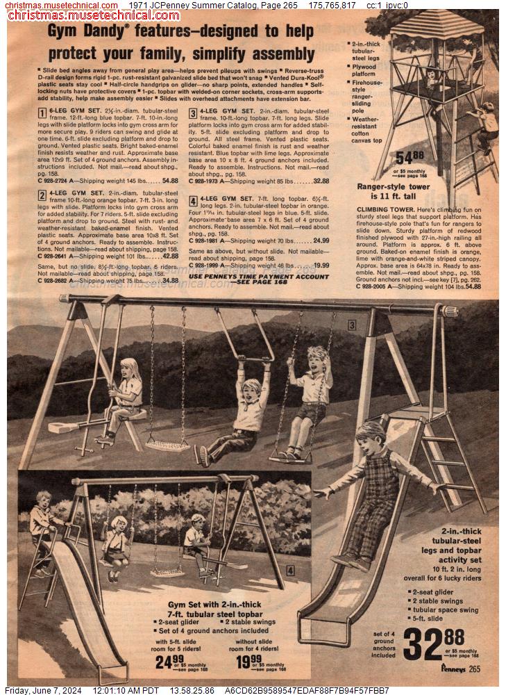 1971 JCPenney Summer Catalog, Page 265