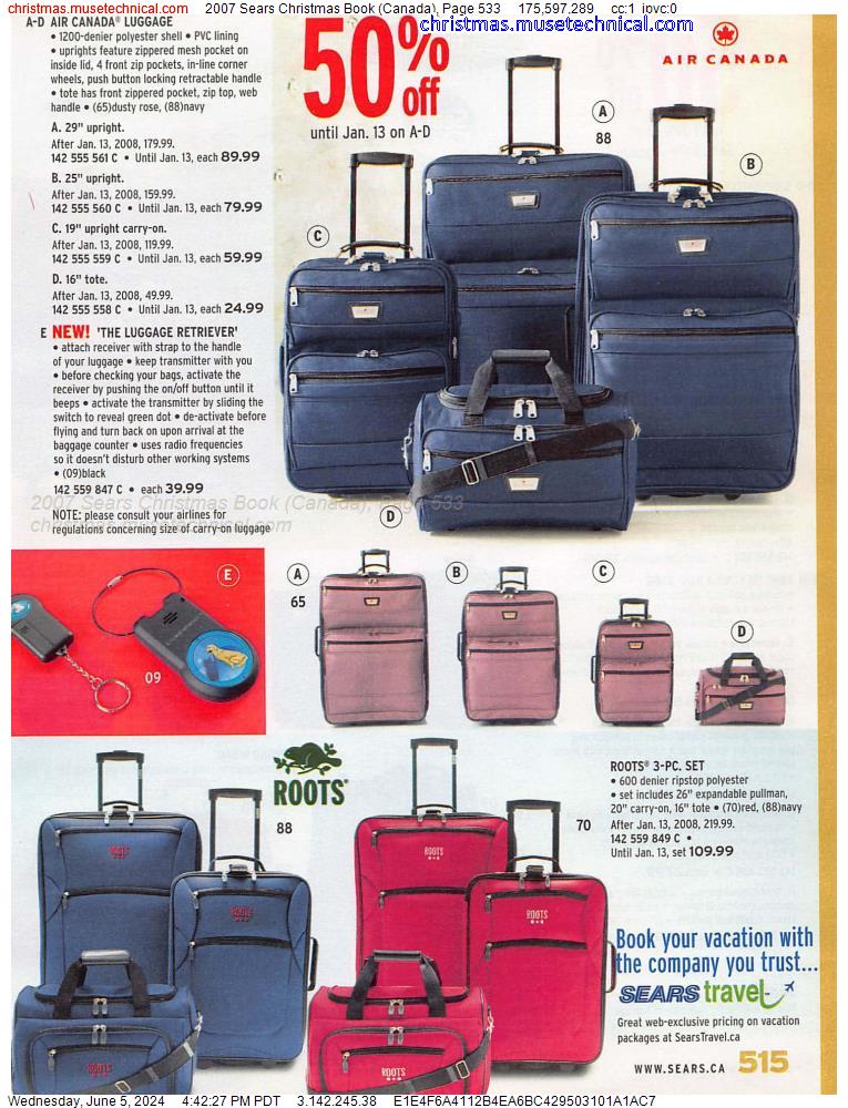 2007 Sears Christmas Book (Canada), Page 533