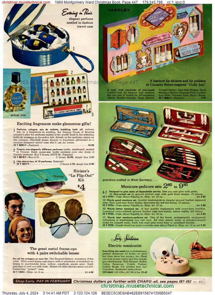 1969 Montgomery Ward Christmas Book, Page 447