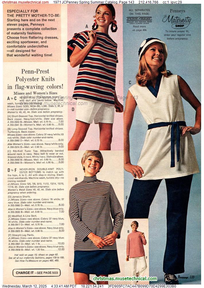 1971 JCPenney Spring Summer Catalog, Page 143