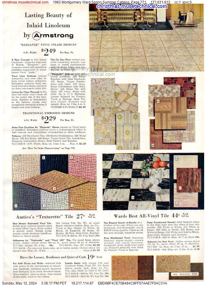 1962 Montgomery Ward Spring Summer Catalog, Page 771