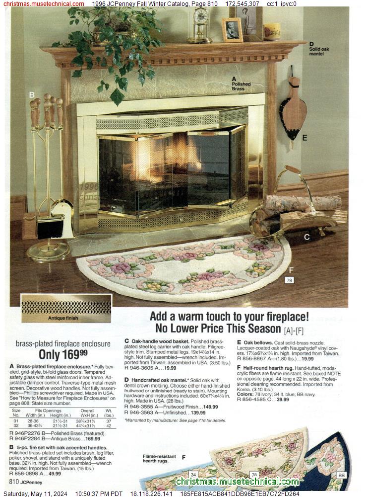 1996 JCPenney Fall Winter Catalog, Page 810