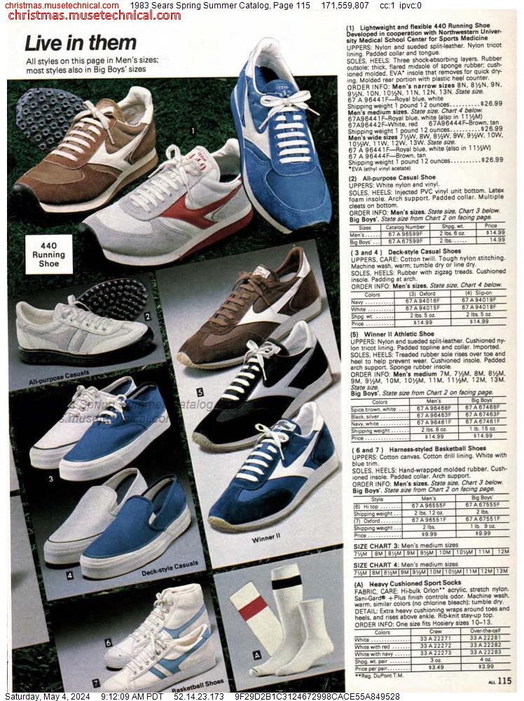 1983 Sears Spring Summer Catalog, Page 115