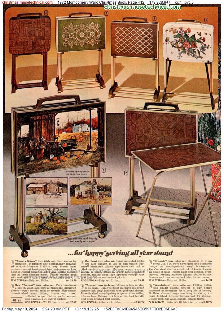 1972 Montgomery Ward Christmas Book, Page 412