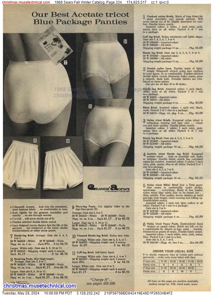 1968 Sears Fall Winter Catalog, Page 334