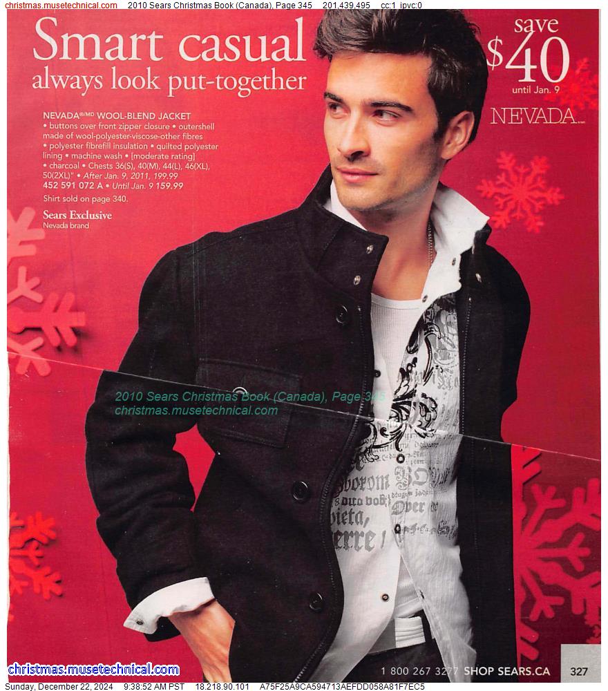 2010 Sears Christmas Book (Canada), Page 345