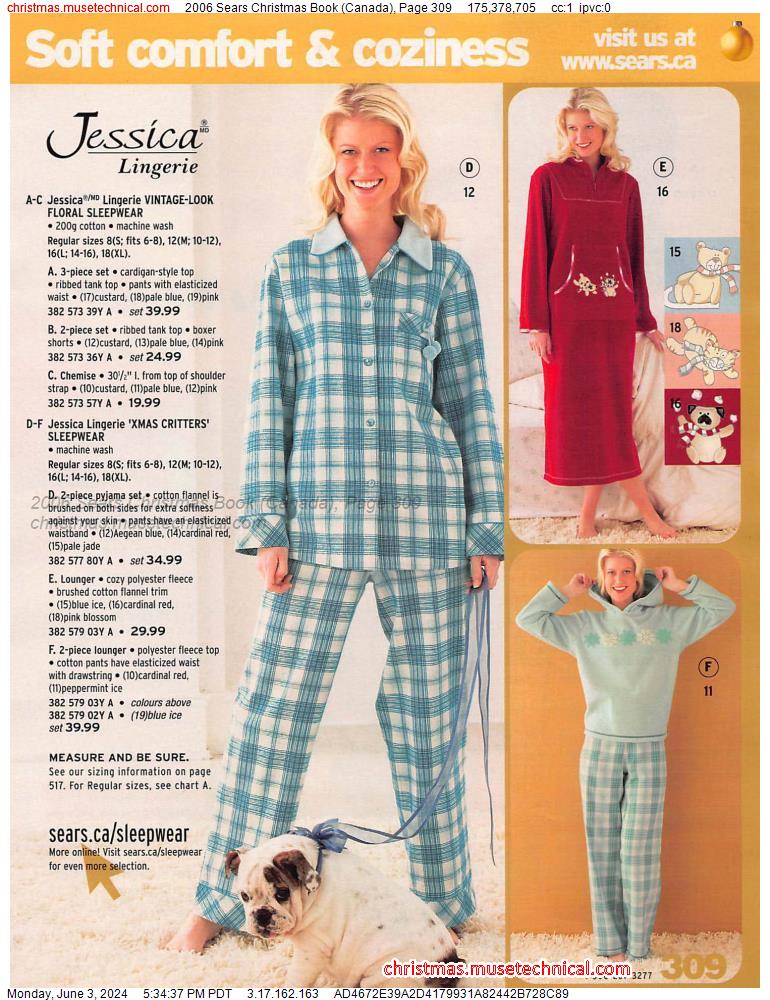2006 Sears Christmas Book (Canada), Page 309