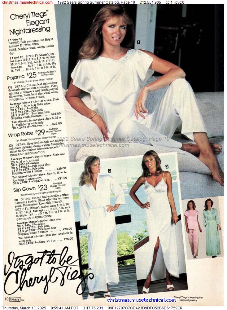 1982 Sears Spring Summer Catalog, Page 10