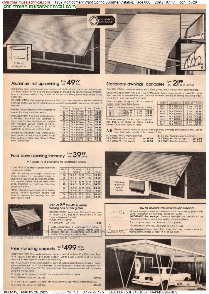 1982 Montgomery Ward Spring Summer Catalog, Page 606