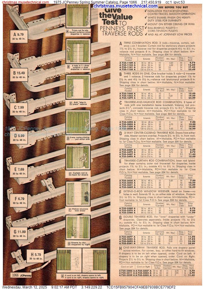 1975 JCPenney Spring Summer Catalog, Page 1066