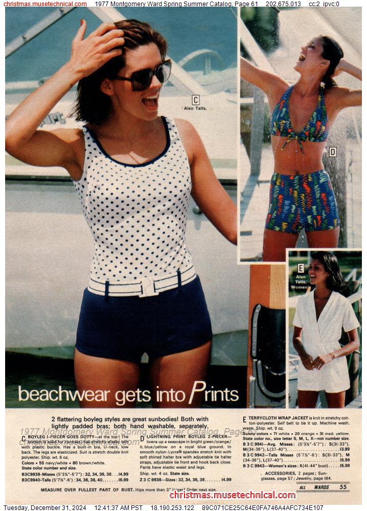 1977 Montgomery Ward Spring Summer Catalog, Page 61