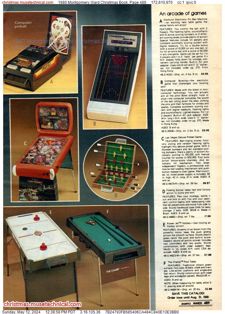 1980 Montgomery Ward Christmas Book, Page 489