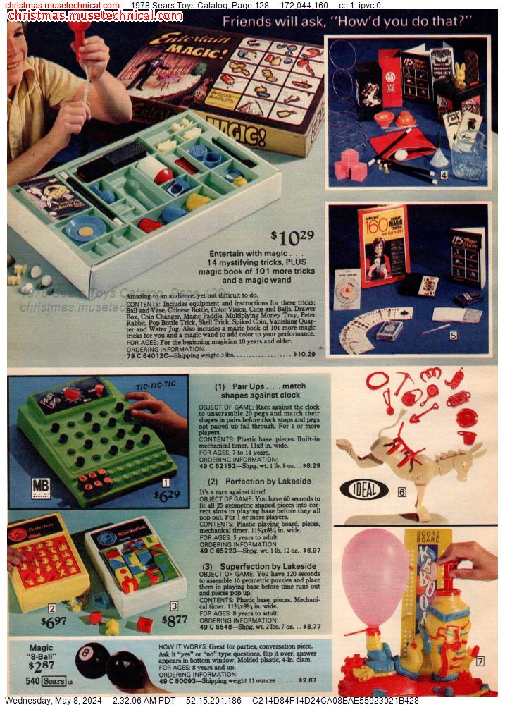 1978 Sears Toys Catalog, Page 128
