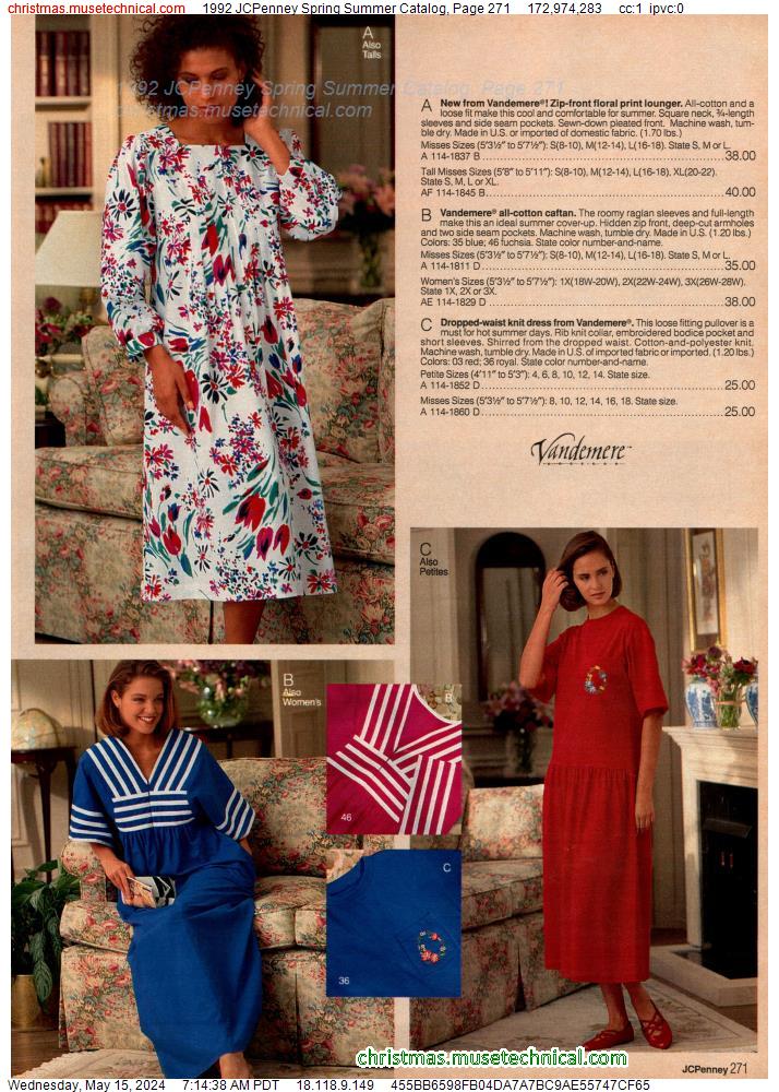 1992 JCPenney Spring Summer Catalog, Page 271
