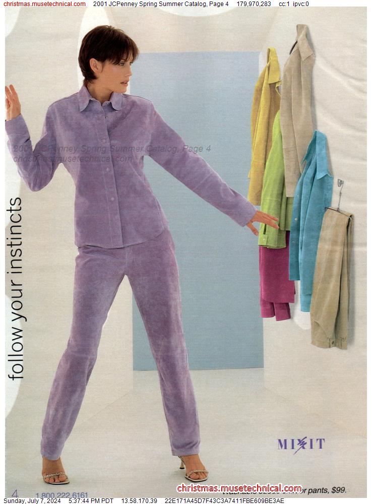 2001 JCPenney Spring Summer Catalog, Page 4