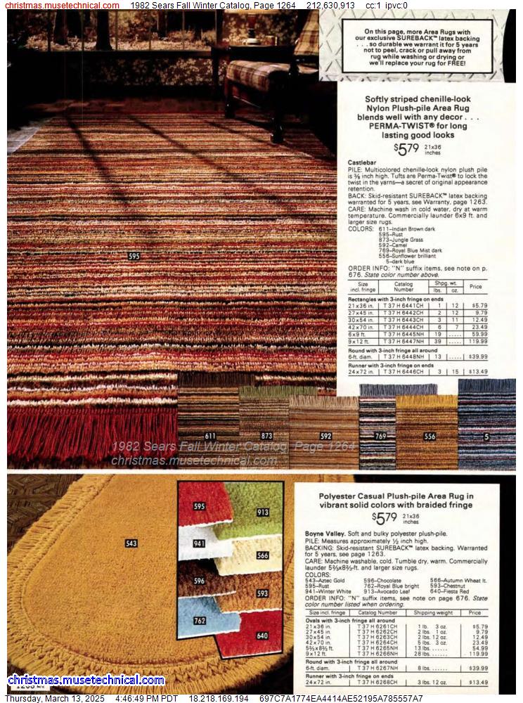 1982 Sears Fall Winter Catalog, Page 1264