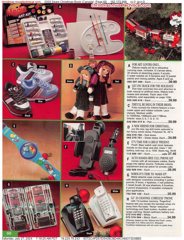 2000 Sears Christmas Book (Canada), Page 68