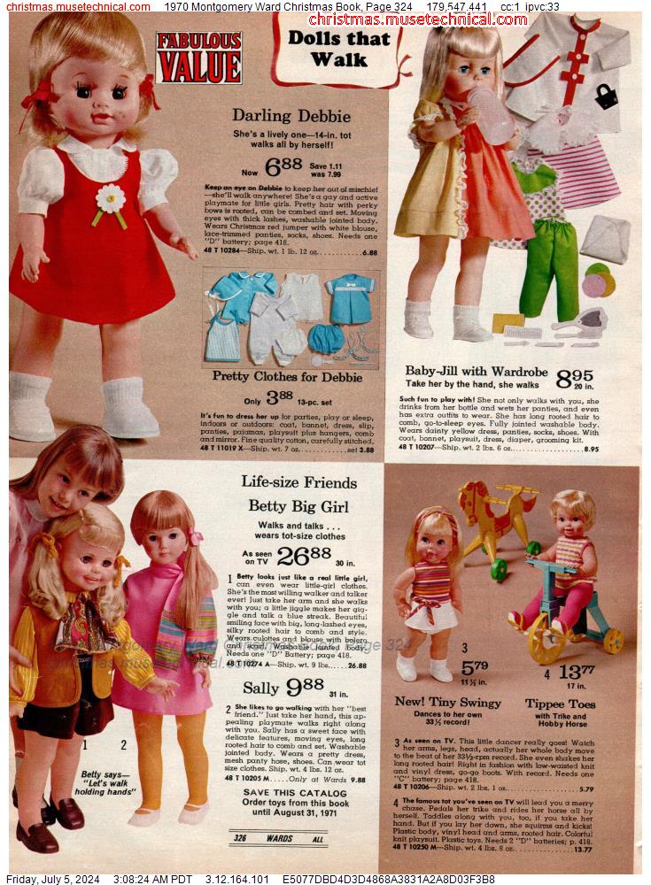 1970 Montgomery Ward Christmas Book, Page 324