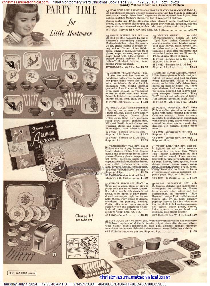 1960 Montgomery Ward Christmas Book, Page 336
