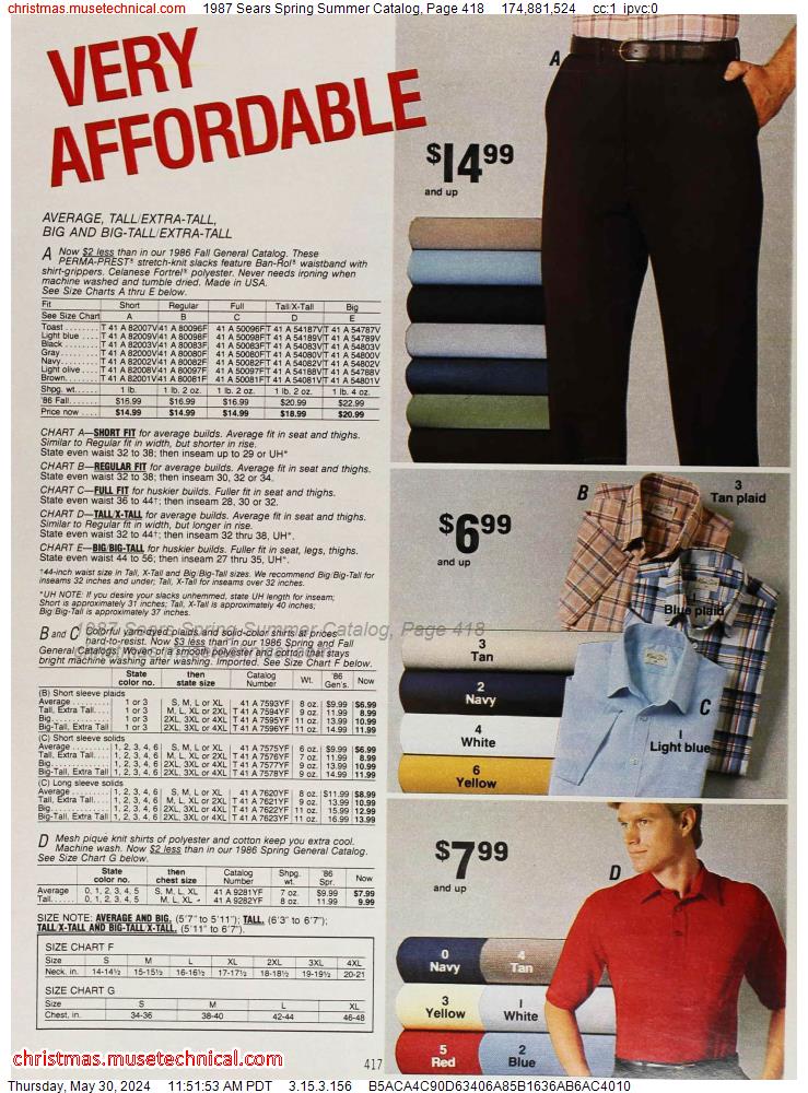1987 Sears Spring Summer Catalog, Page 418