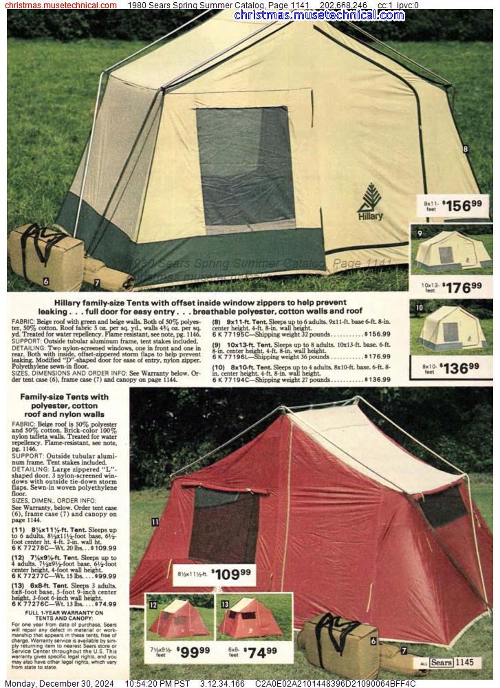 1980 Sears Spring Summer Catalog, Page 1141