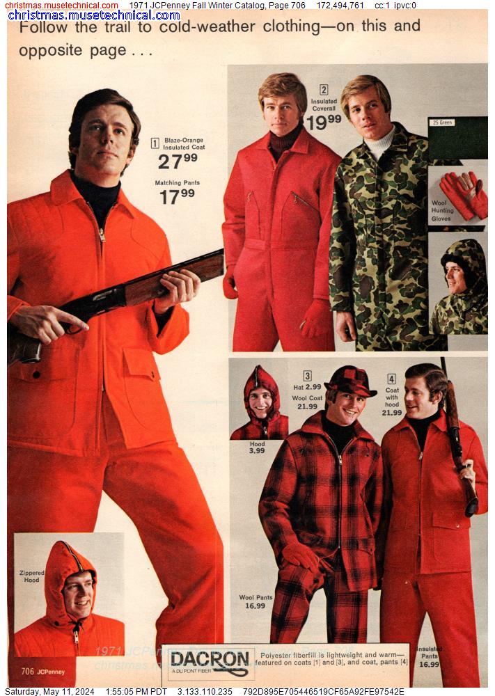 1971 JCPenney Fall Winter Catalog, Page 706