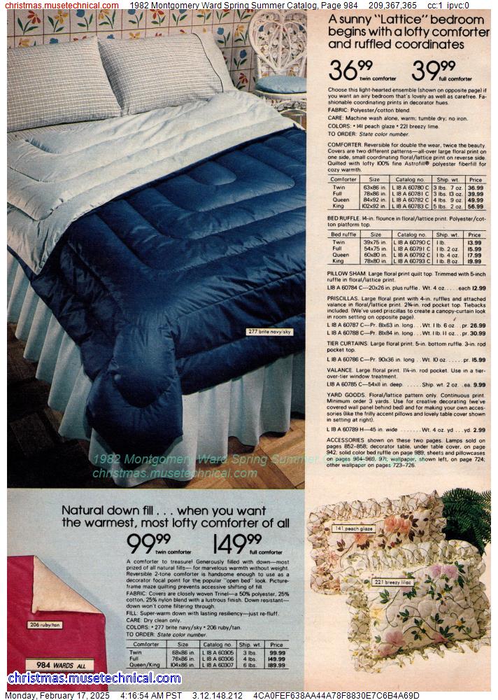 1982 Montgomery Ward Spring Summer Catalog, Page 984