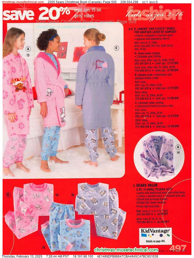 2005 Sears Christmas Book (Canada), Page 505