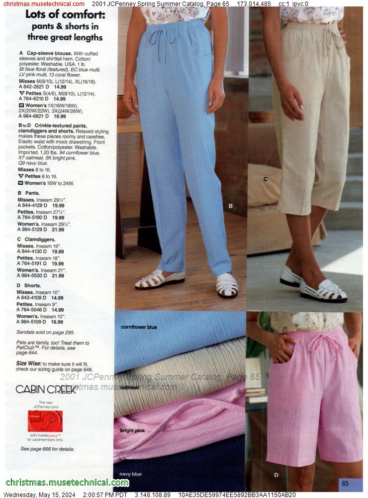 2001 JCPenney Spring Summer Catalog, Page 65